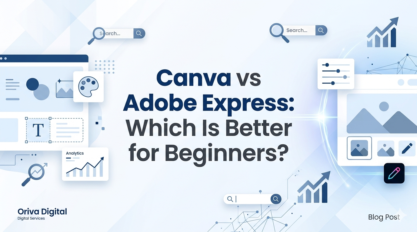 Canva and Adobe Express Compared for Beginner Content Creators and Designers